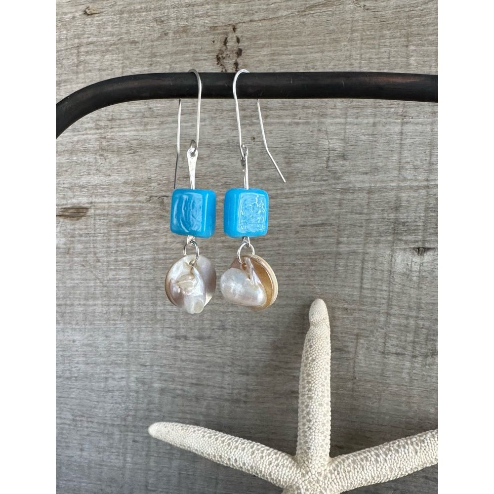Blister Pearl Earrings