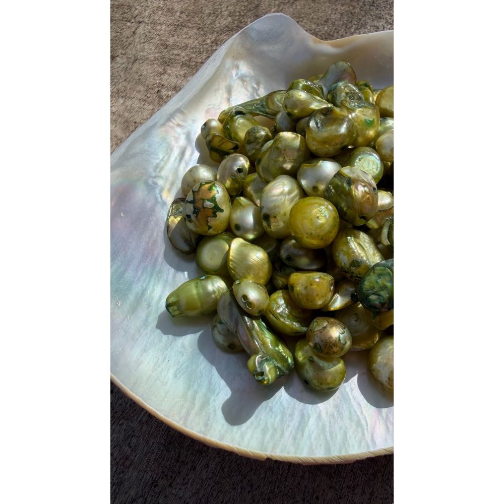Freshwater Pearls - Fiddlehead Baroque