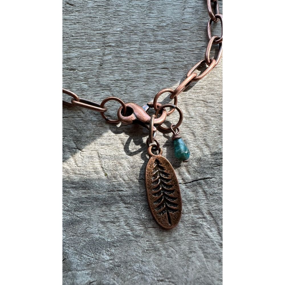 Antique Copper Fir Tree