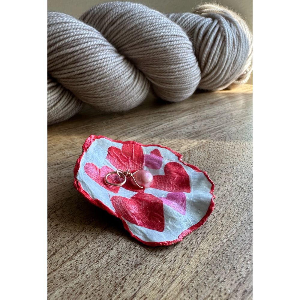 Petite Shell Vessels- Hearts & Flowers
