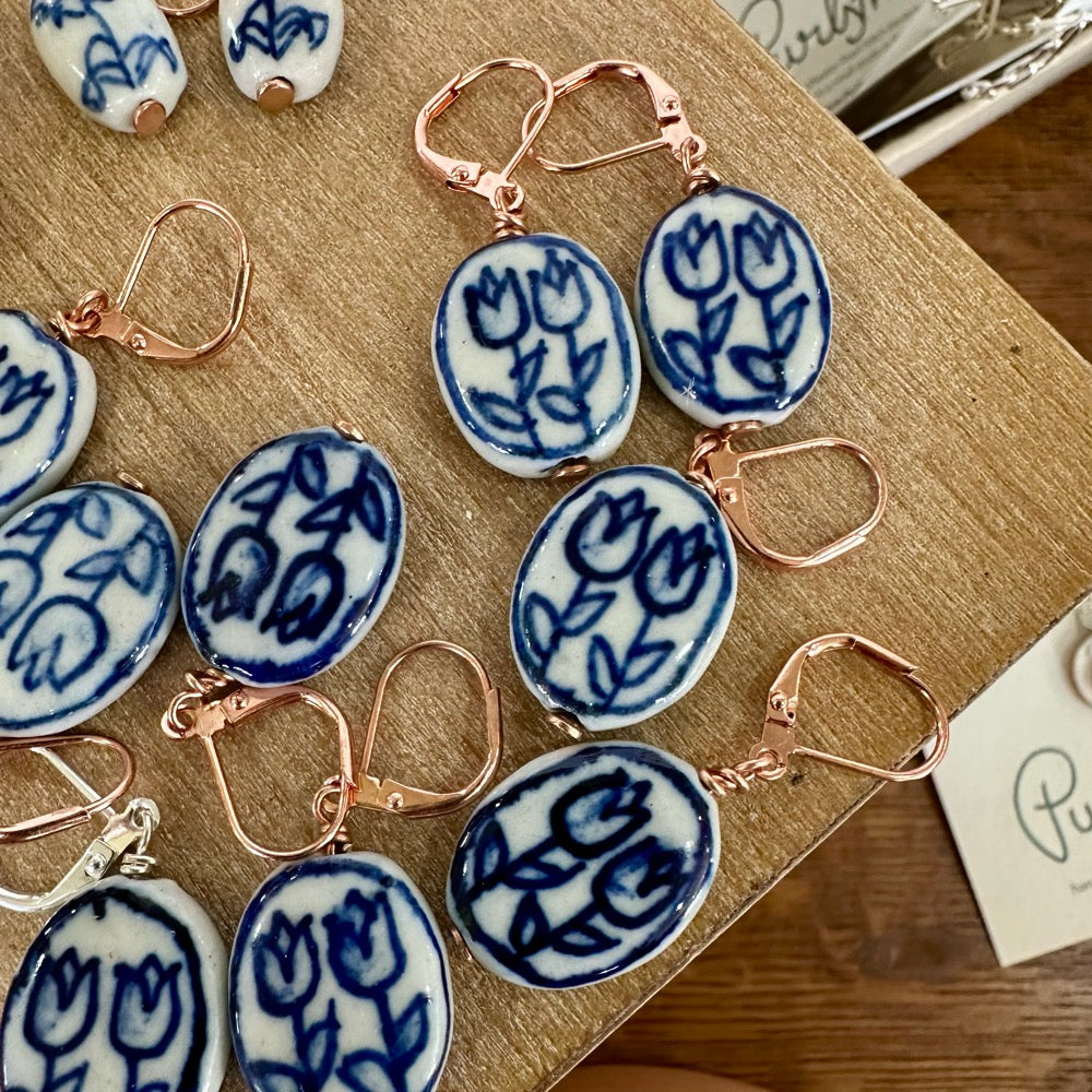 Blue & White Porcelain - Tulip