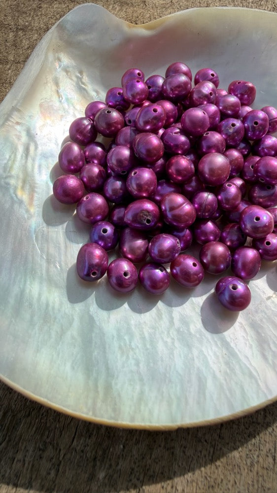Freshwater Pearls - Bright Berry