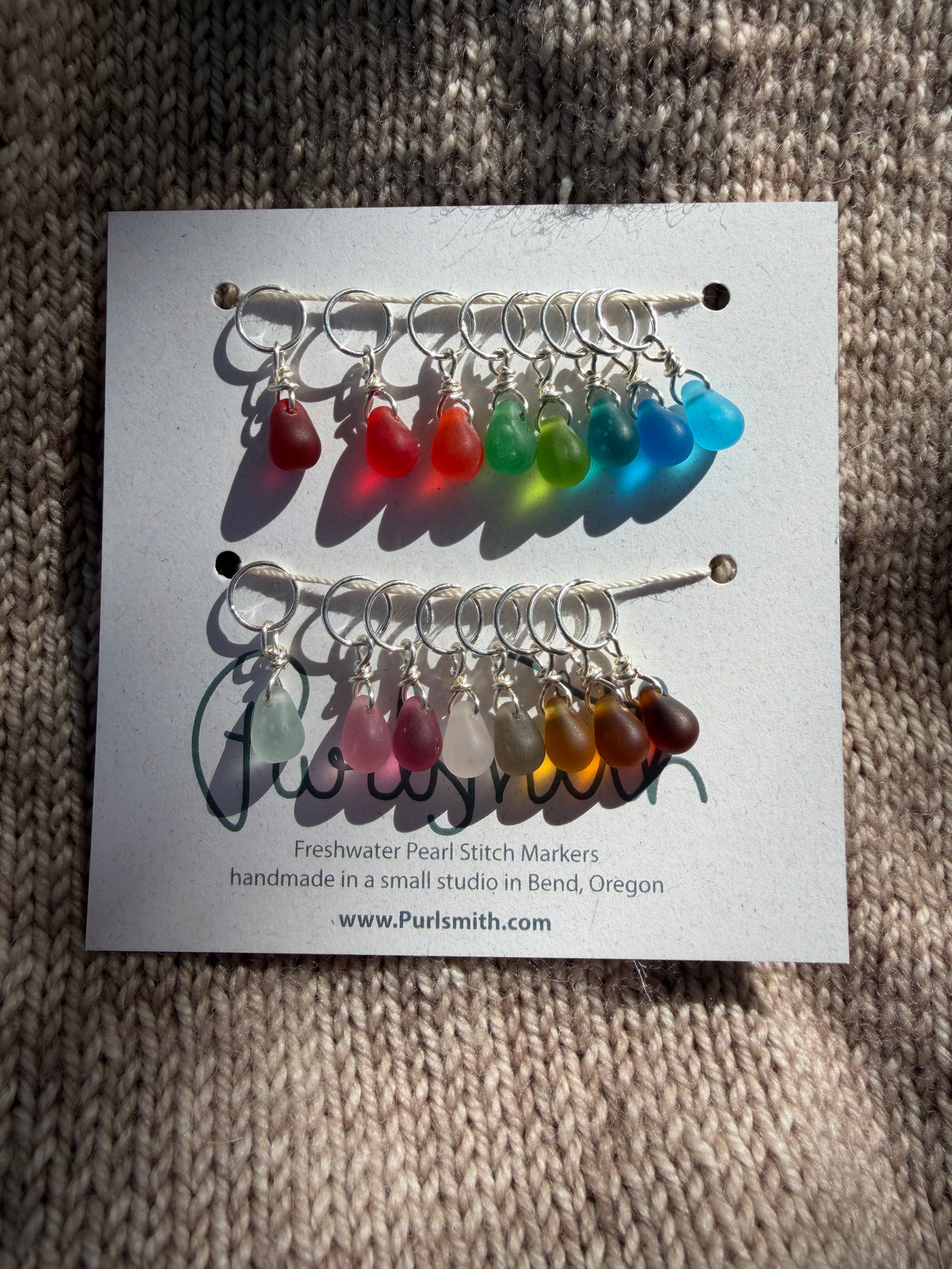 Matte Glass Drop Rainbow