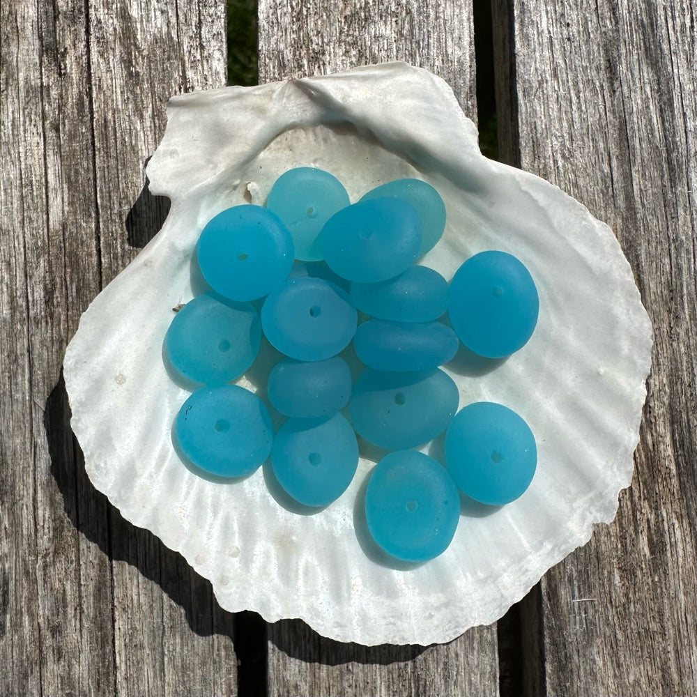 Sea Glass Pebbles- Aqua