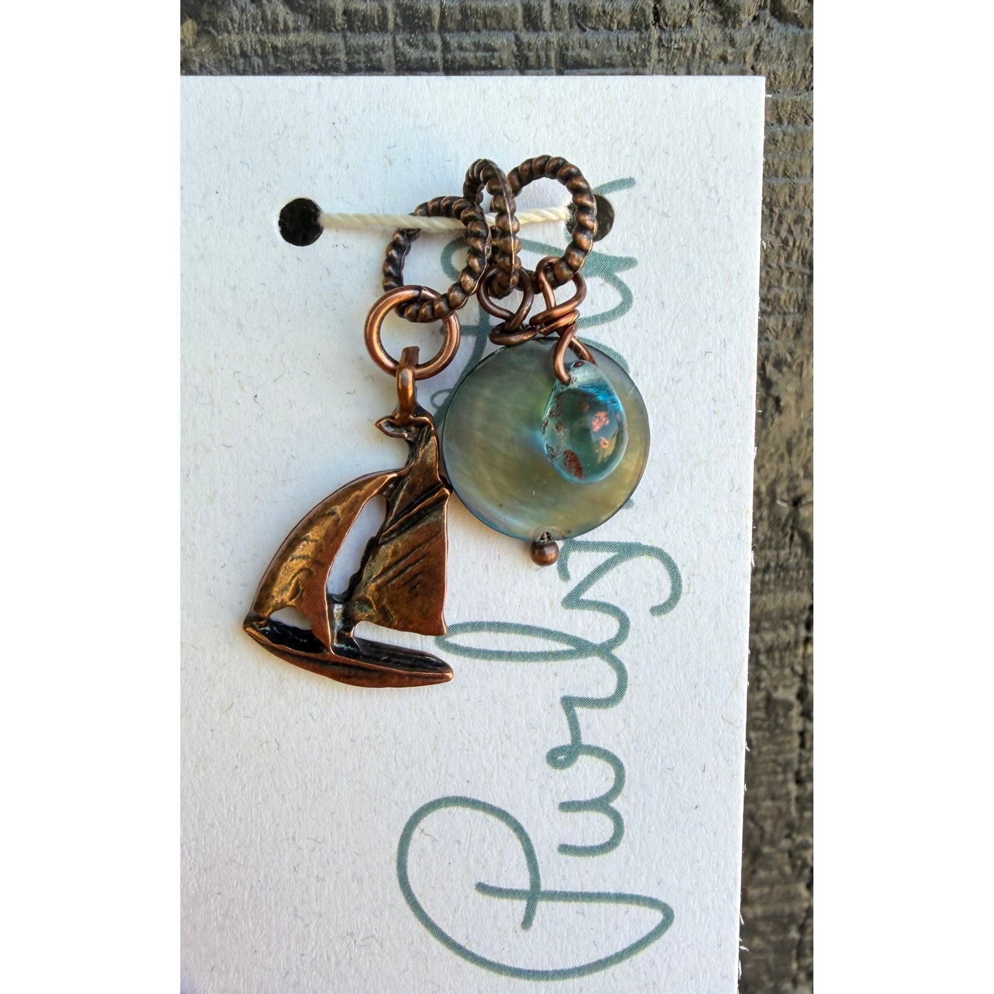 Antique Copper Sailboat Mix