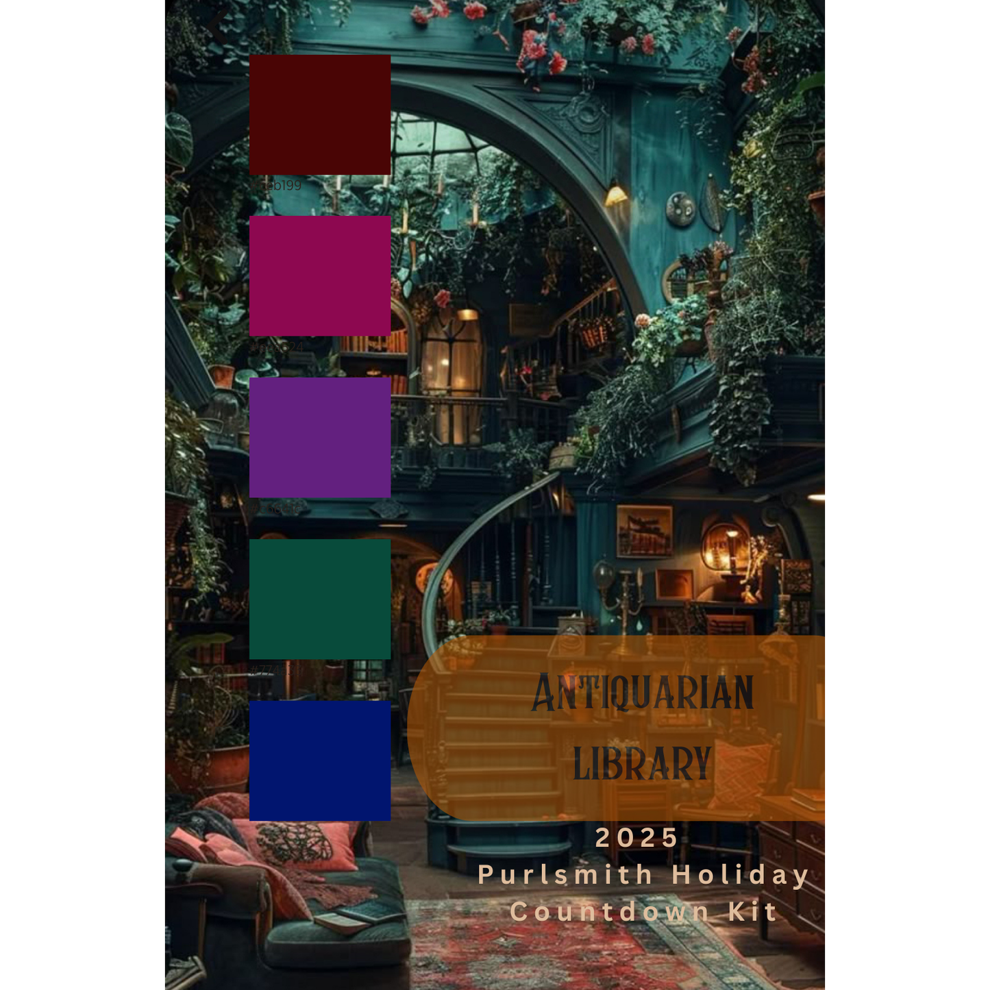 2025 Antiquarian Library Countdown Kit - Antique Copper