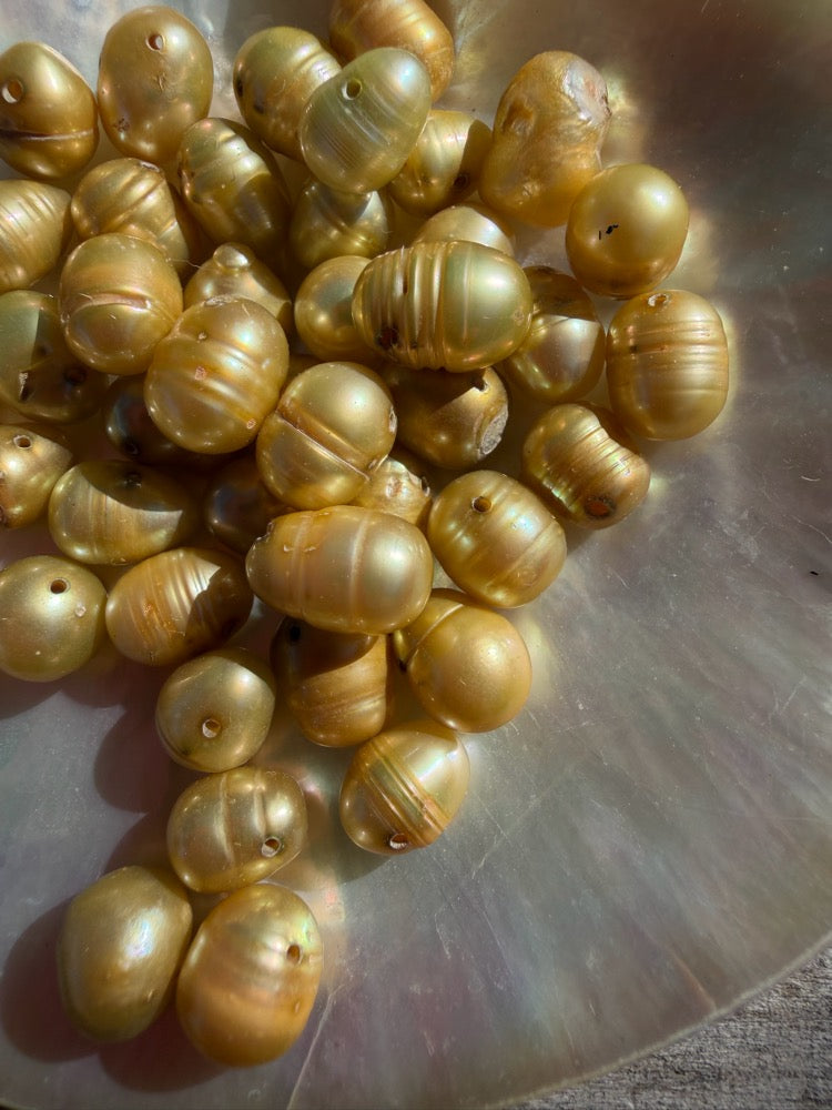 Freshwater Pearls - Antique Ivory