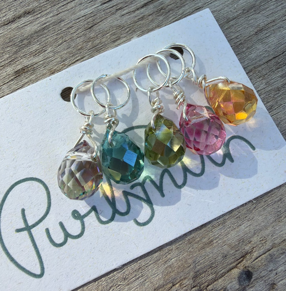 Faceted Glass - Fall Pastels