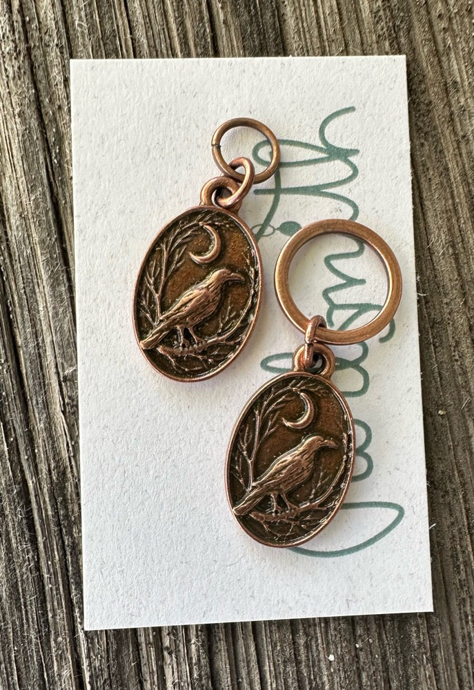 Antique Copper Raven