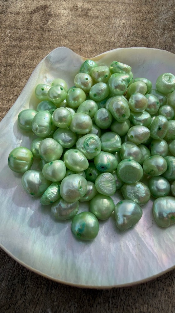 Freshwater Pearls - Honeydew