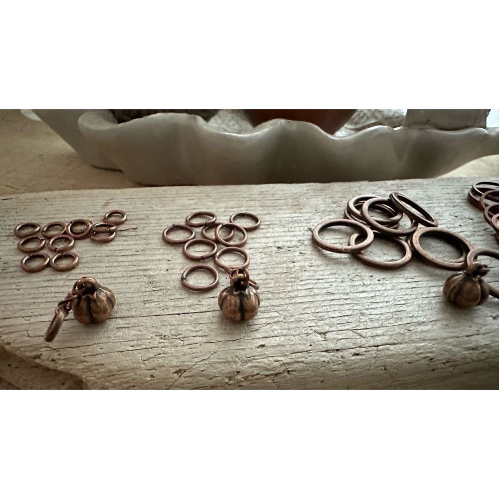 Antique Copper Pumpkins