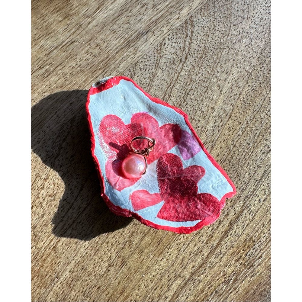 Petite Shell Vessels- Hearts & Flowers