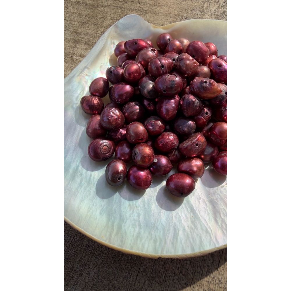 Freshwater Pearls - Pomegranate
