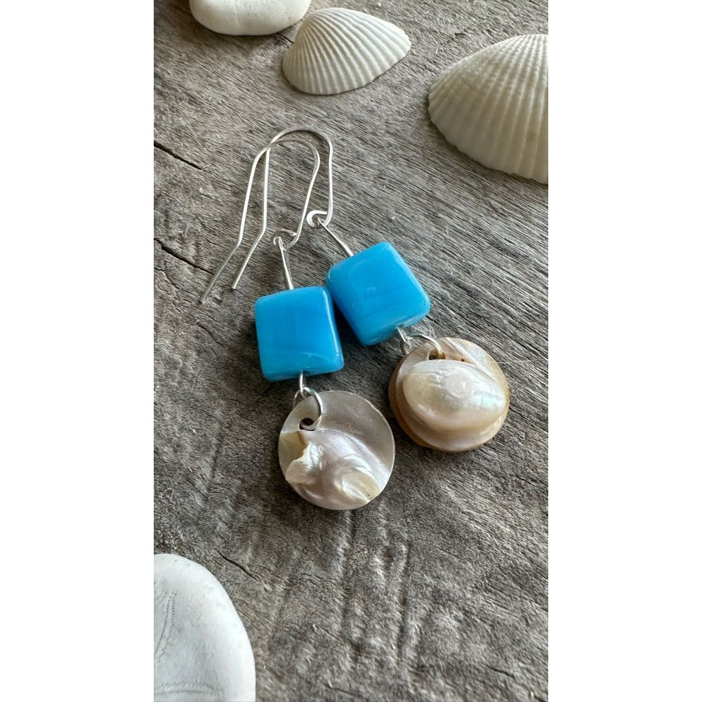 Blister Pearl Earrings