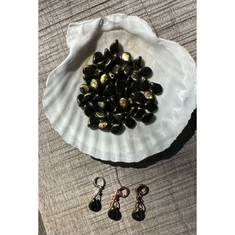 Glass Speckle - Bronze Crackle
