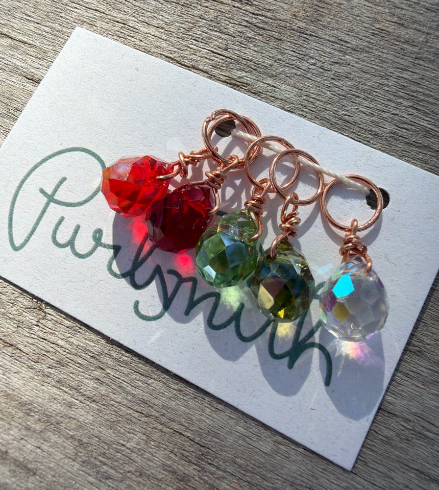 Faceted Glass - Holiday