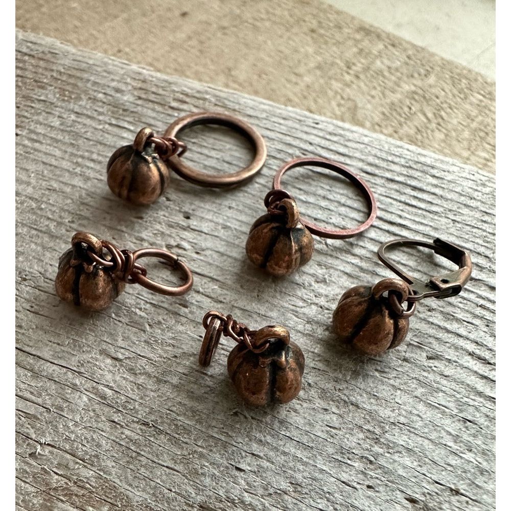 Antique Copper Pumpkins