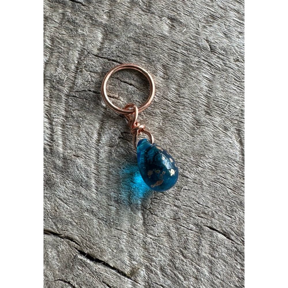 Bluebird Speckle Glass Drop