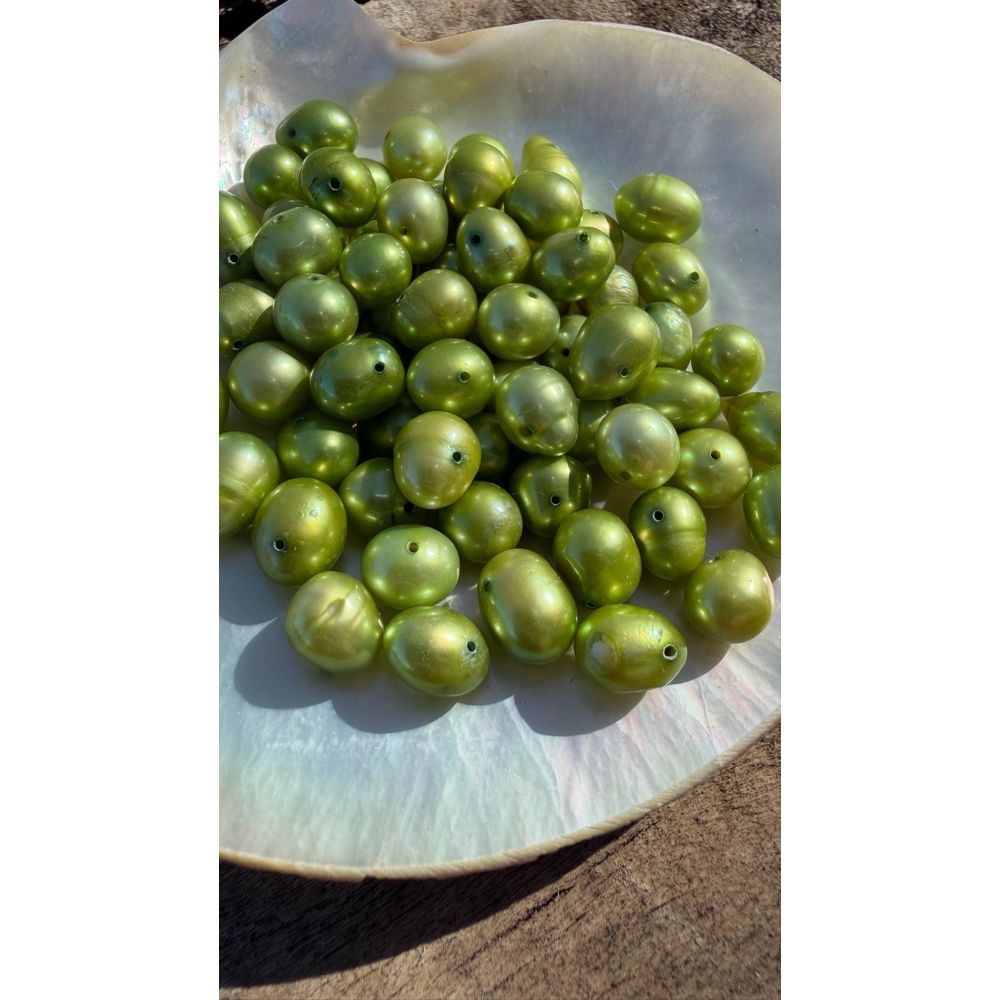 Freshwater Pearls - Granny Smith