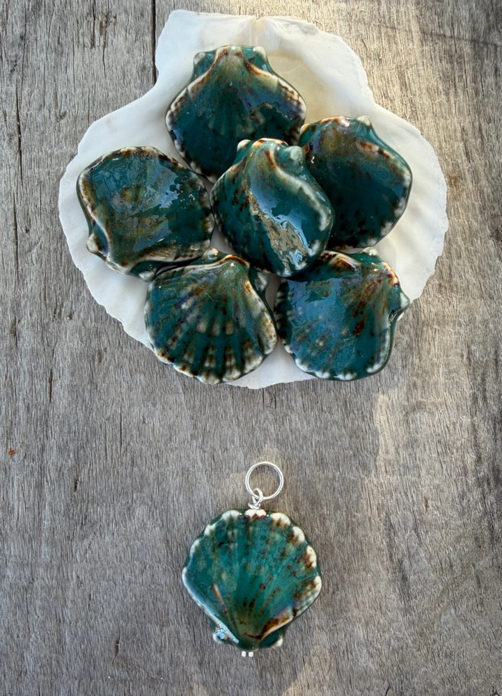 Scallop Marker Holder- Evergreen