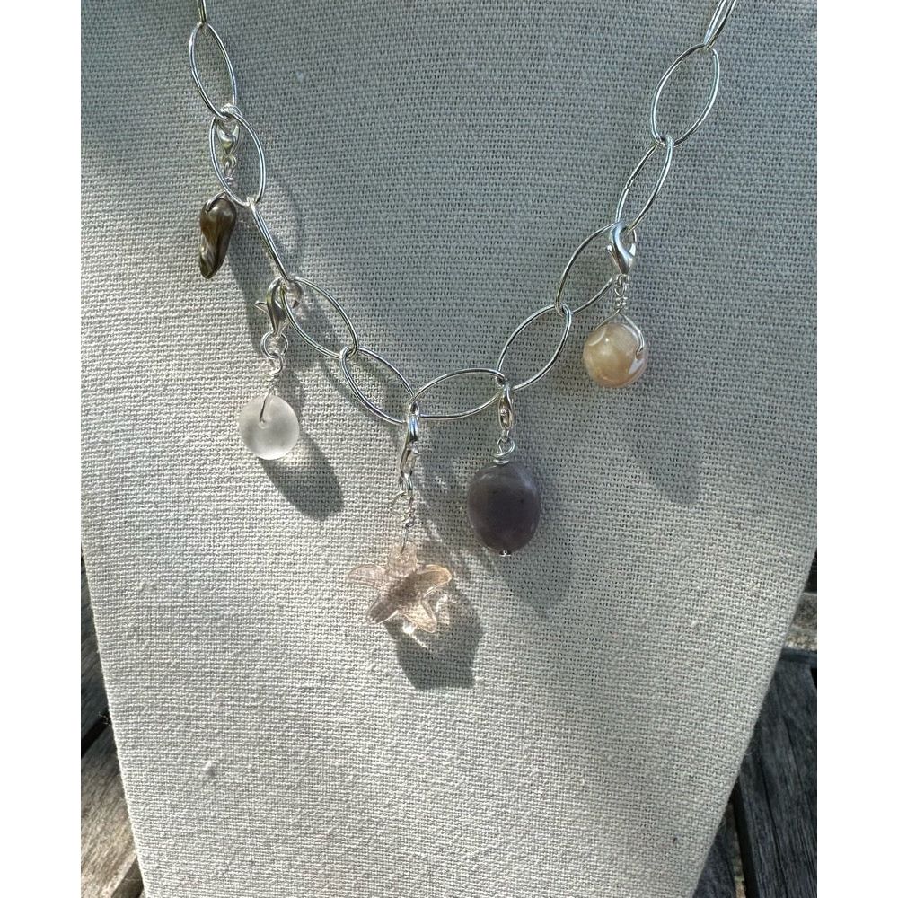 Oval Link Charm Necklace