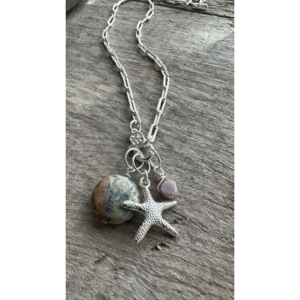Carved Clasp Necklace