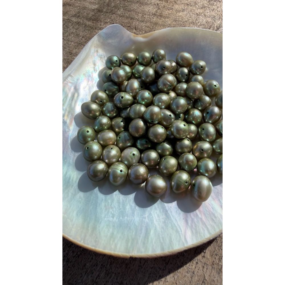 Freshwater Pearls - Sage Mini