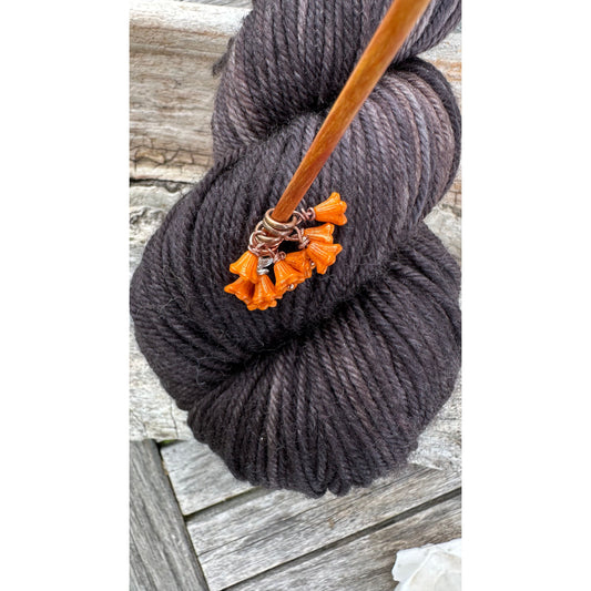 Glass Flower- Pumpkin