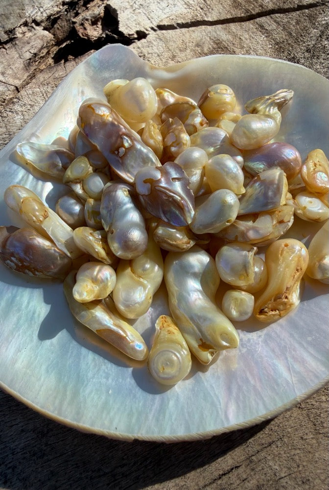 Freshwater Pearls - Moonlight Baroque