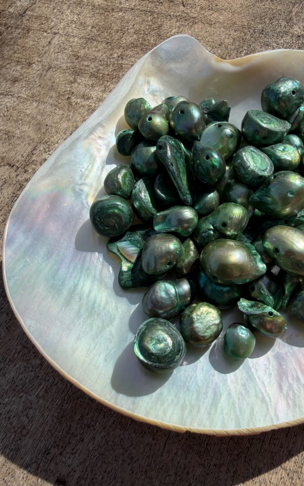 Freshwater Pearls - Evergreen Baroque