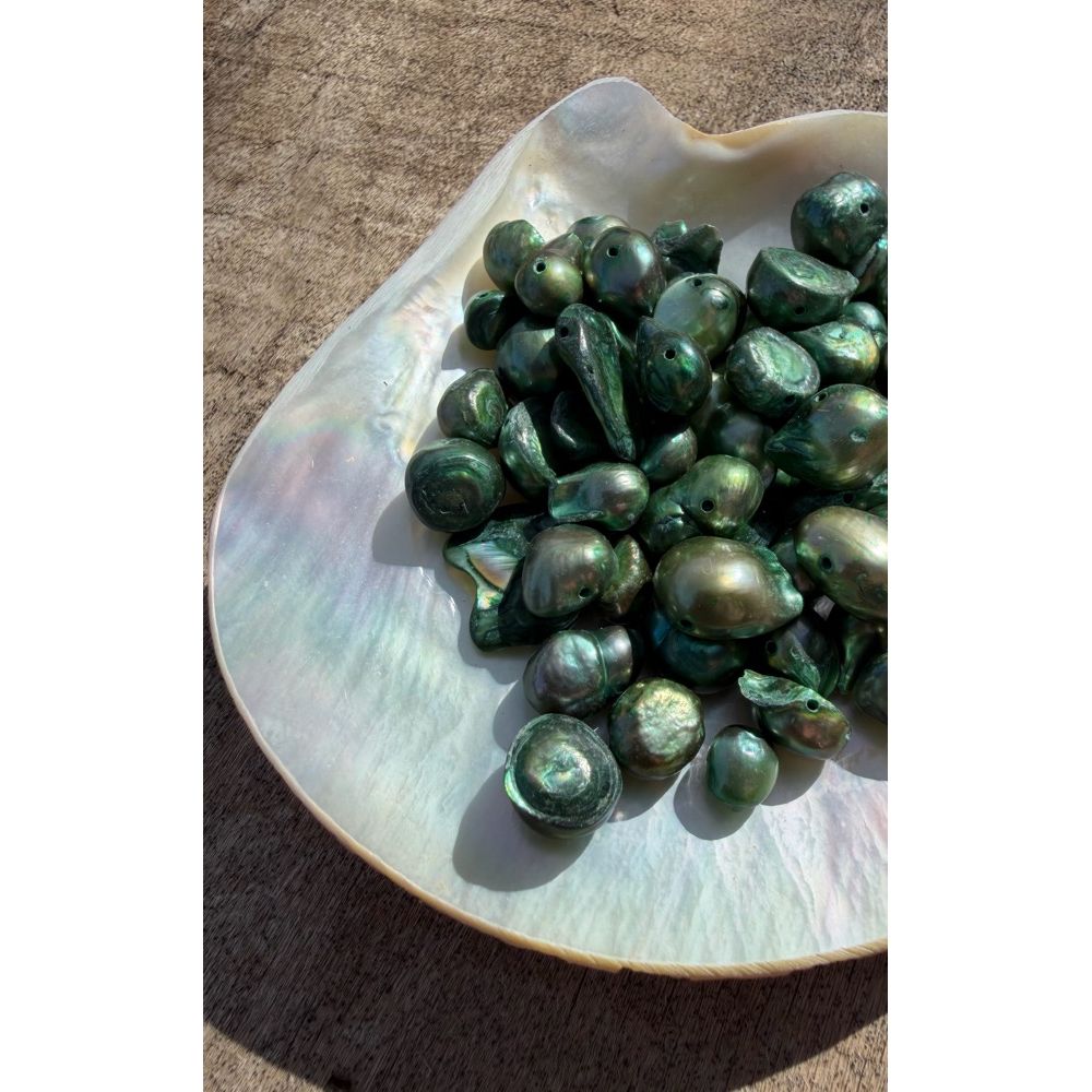 Freshwater Pearls - Evergreen Baroque
