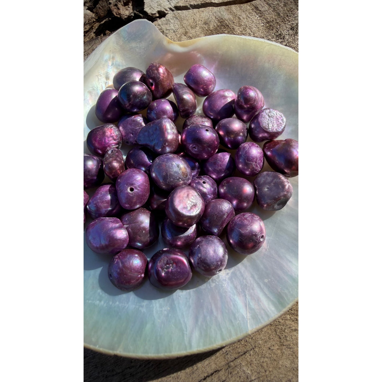 Freshwater Pearls - Elderberry