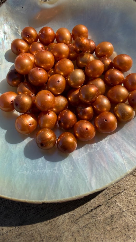 Freshwater Pearls - 70’s Suede