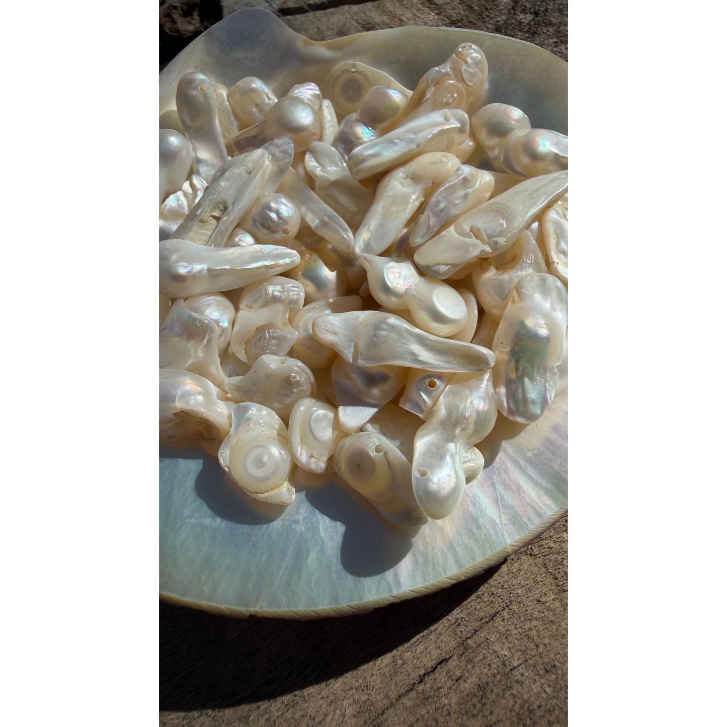 Freshwater Pearls - Iridescent Baroque