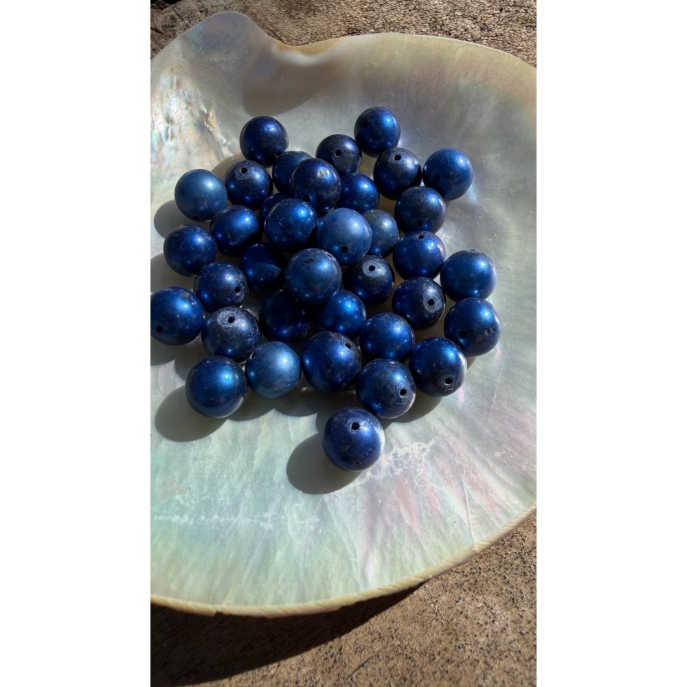 Freshwater Pearls - Cobalt