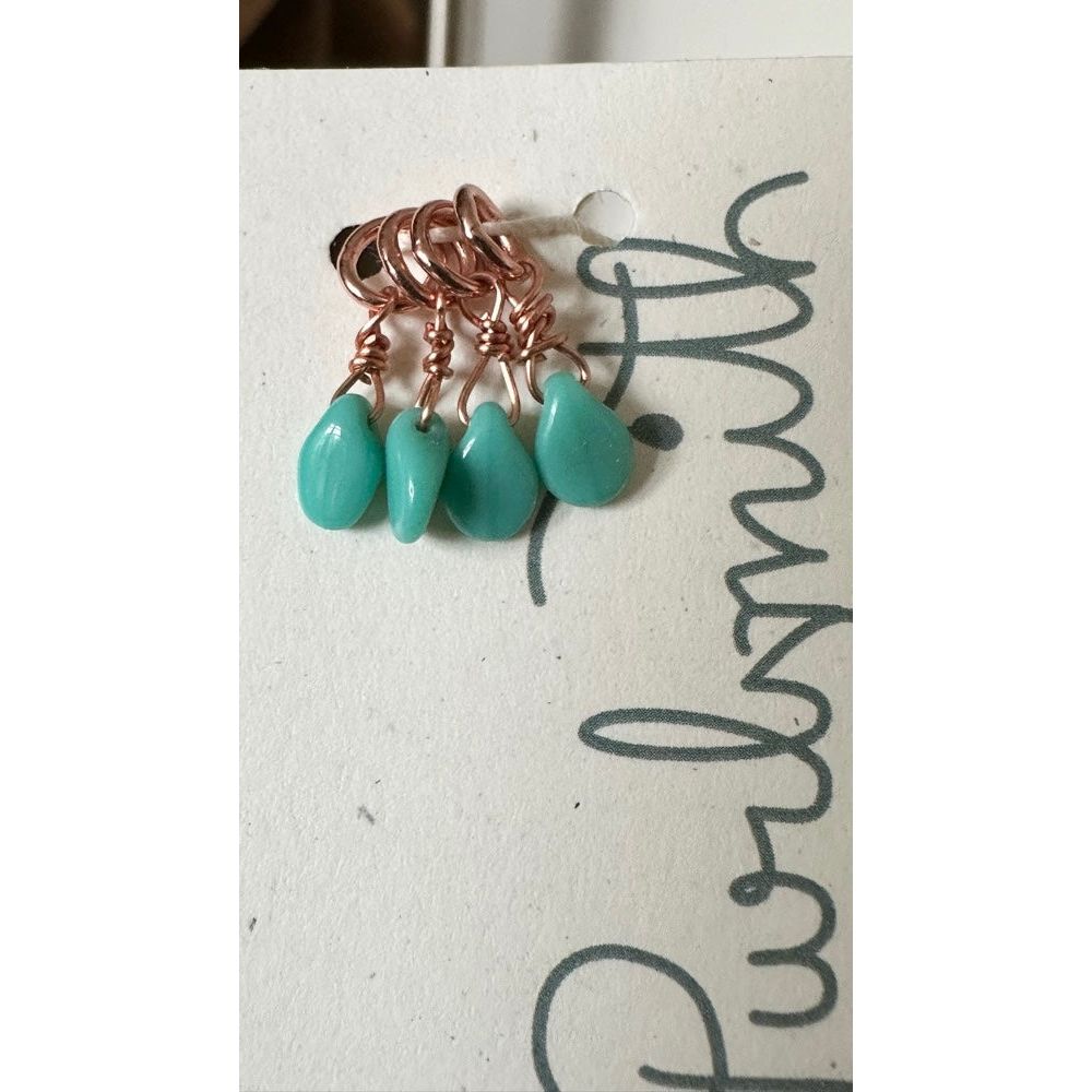 Glass Speckle - Creamy Aqua