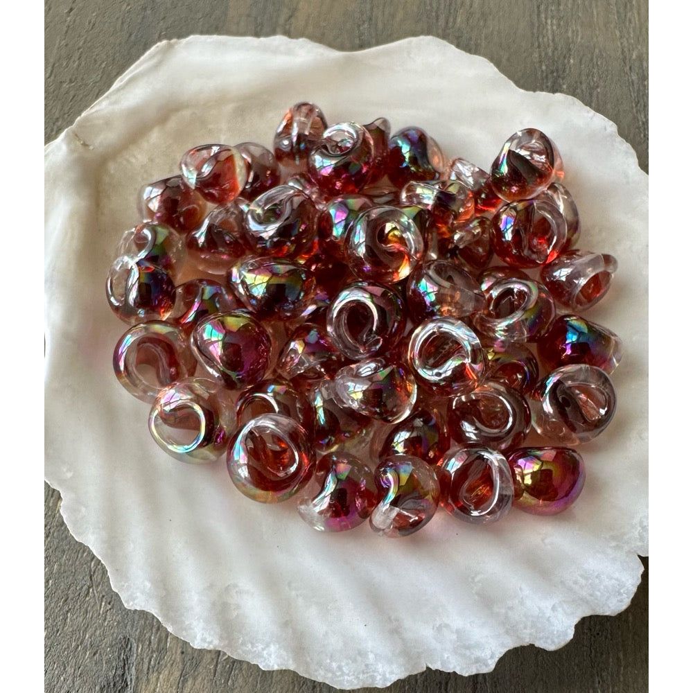 Glass Dollops - Iridescent Plum