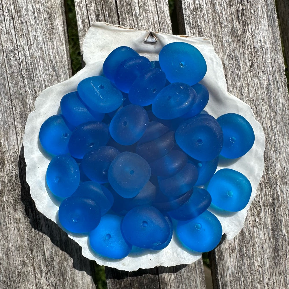 Sea Glass Pebbles- New Blue