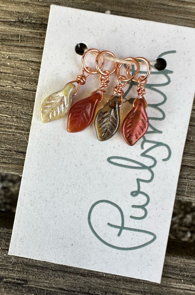 Glass Leaves Set