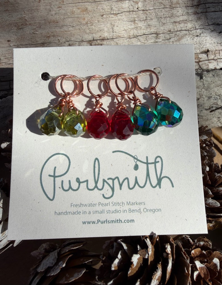 Faceted Glass - Classic Christmas