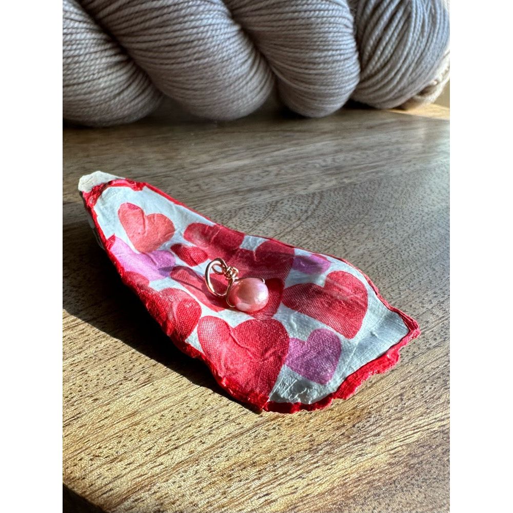 Petite Shell Vessels- Hearts & Flowers