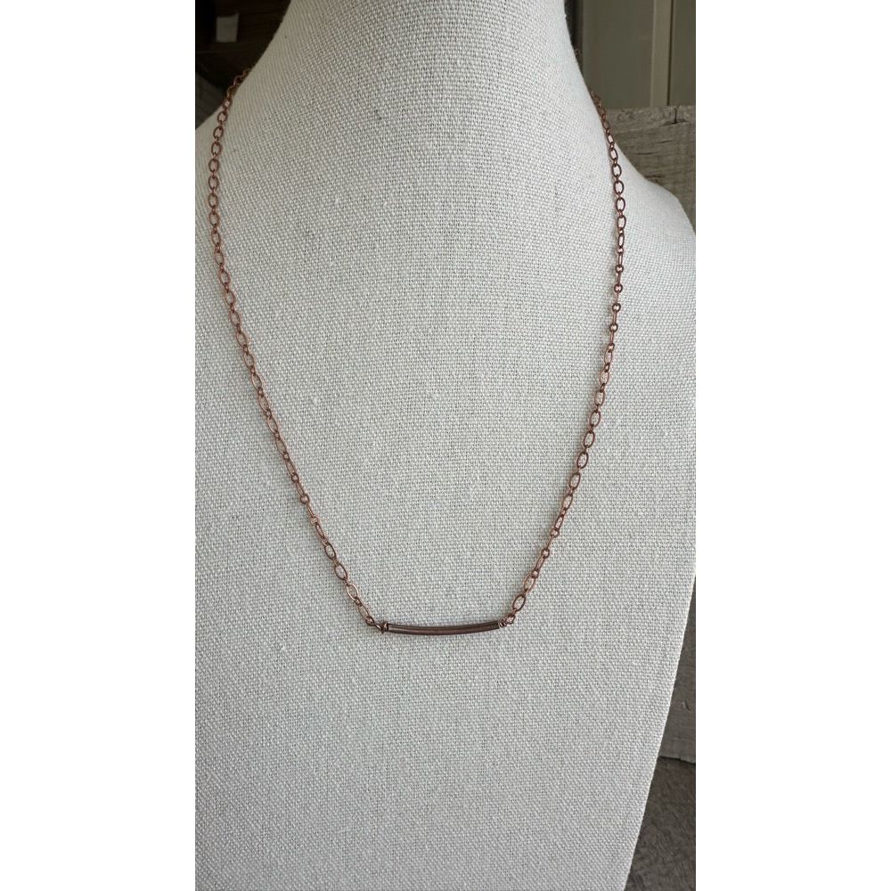 Curve Antique Copper Pendant