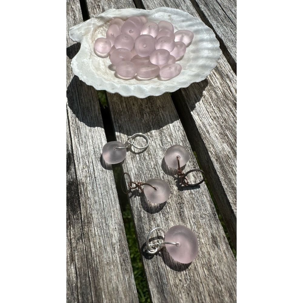 Sea Glass Pebbles- Pink