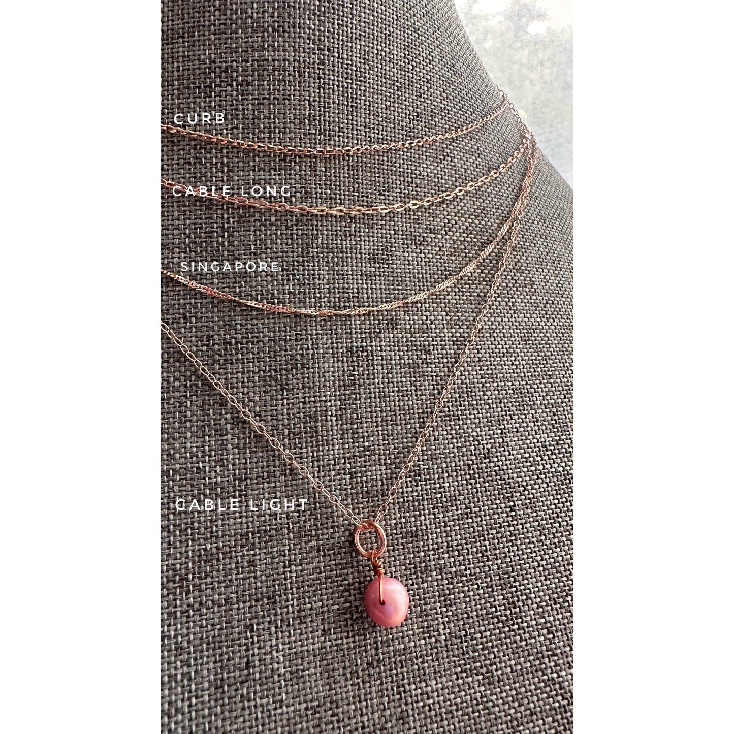 Rose Gold Plated Chain