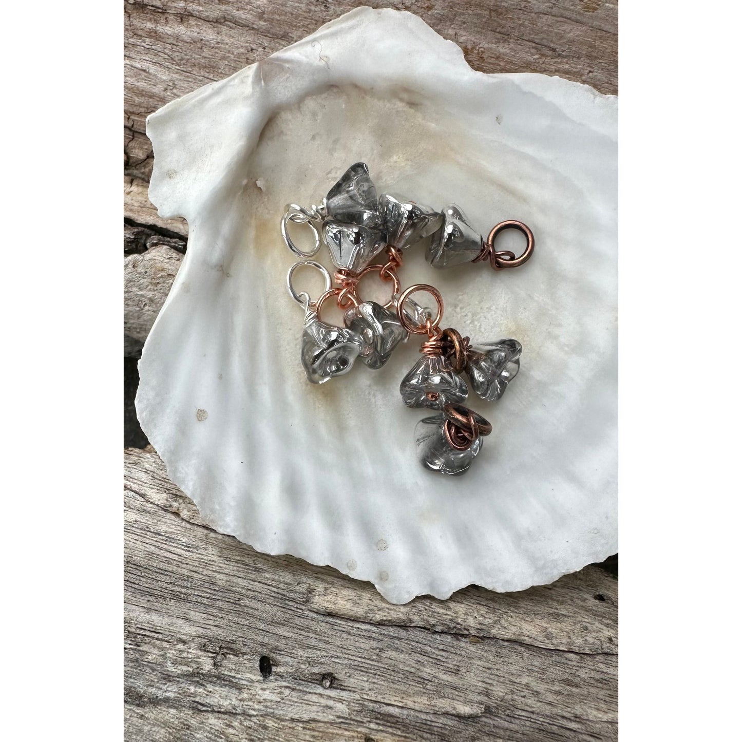 Glass Flower- Mercury Glass