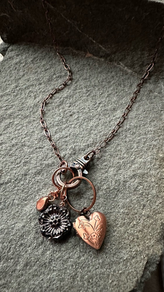 Antique Copper Locket