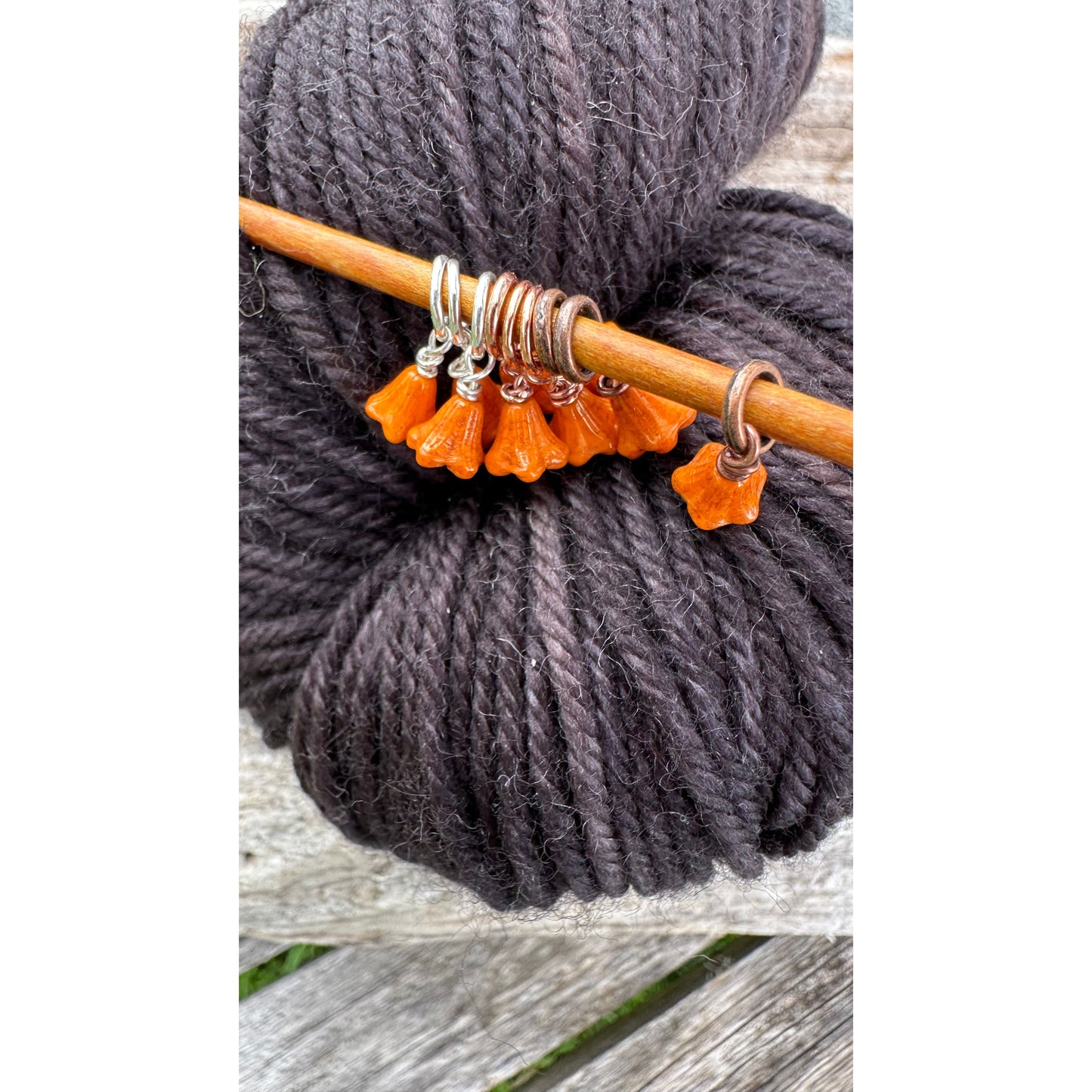 Glass Flower- Pumpkin