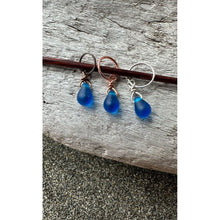 Load image into Gallery viewer, Small Handcrafted Glass Drops - Blue
