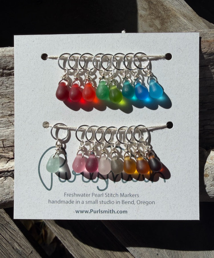 Matte Glass Drop Rainbow