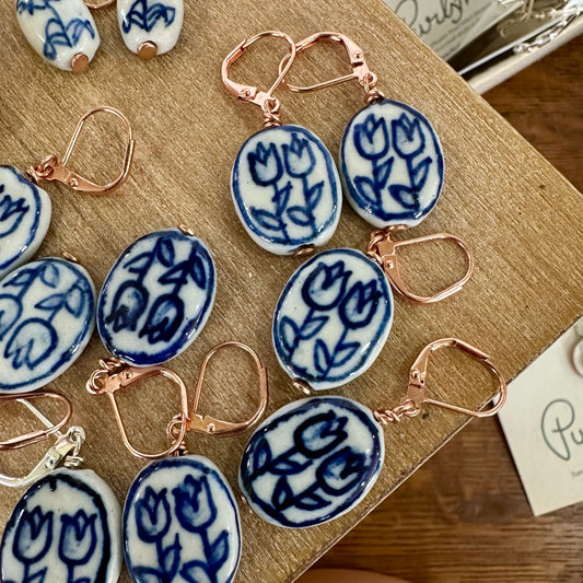 Blue & White Porcelain - Tulip